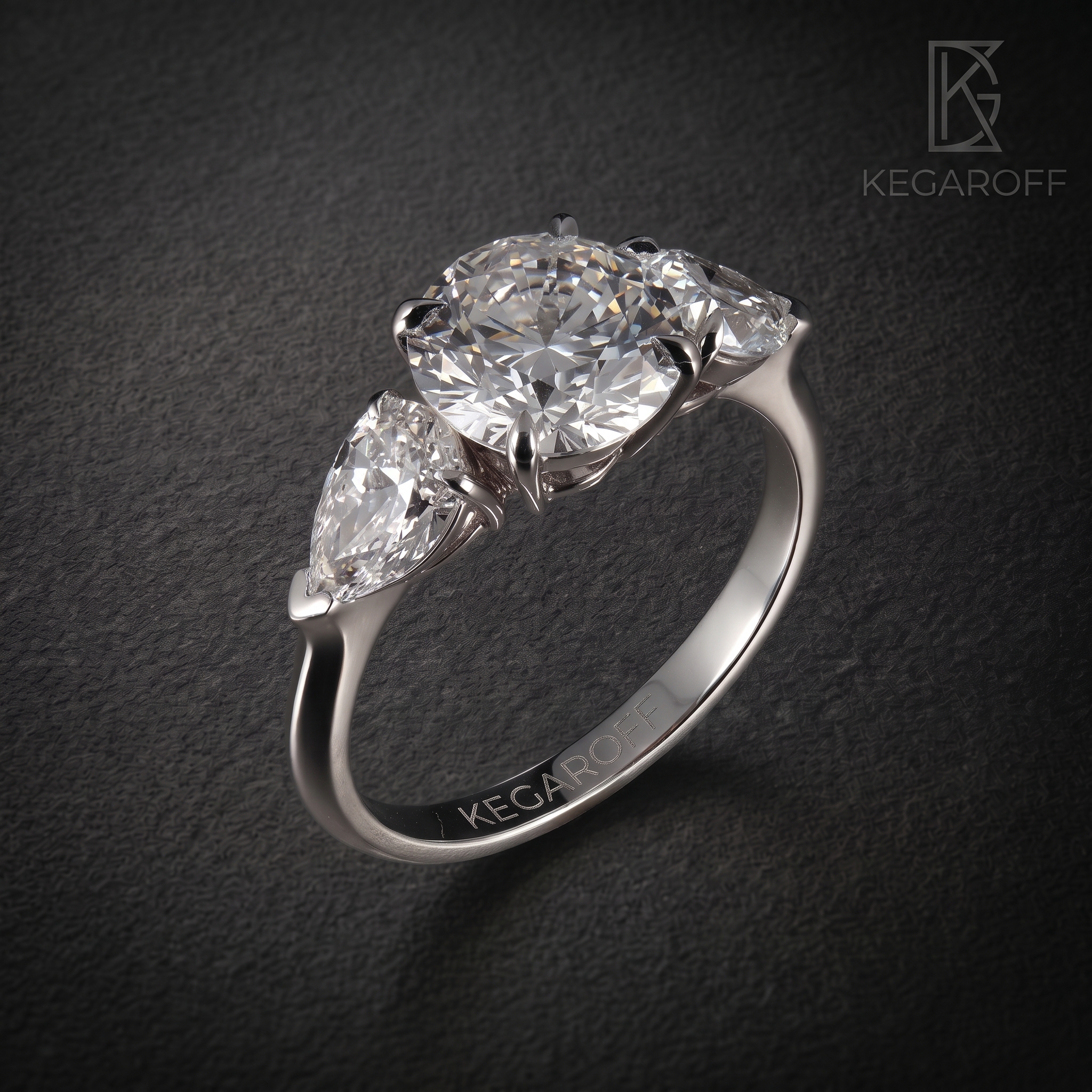 Кольцо с бриллиантами 3,01ct